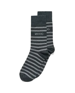 ECCO Sukat* Classic Stripe Mid Cut Harmaa
